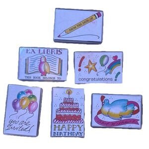 Lillian Vernon Stamps Lot Of 6 Stamps‎ Greetings